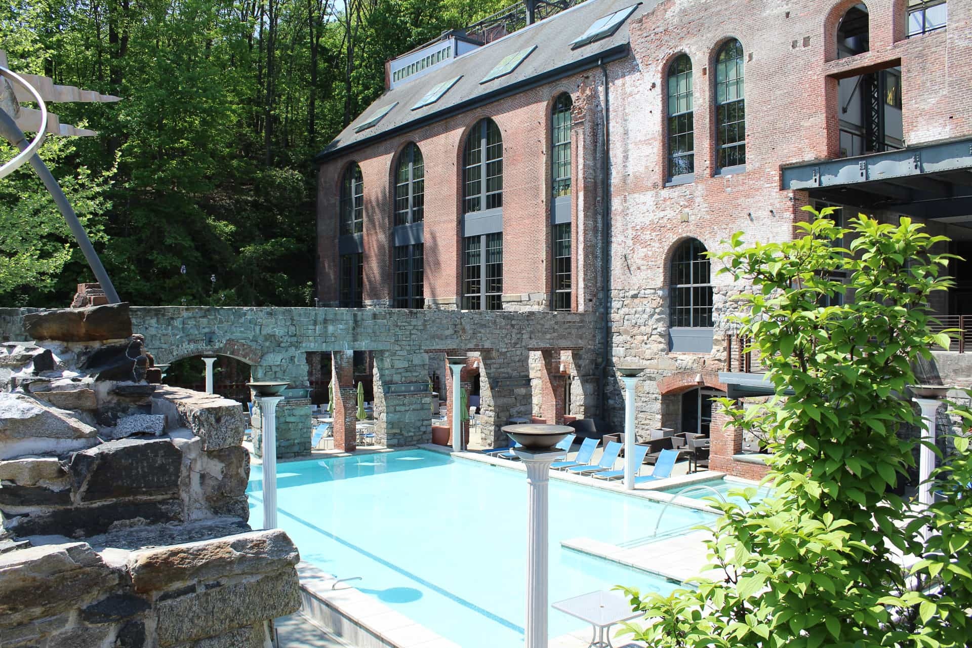 The Clipper Mill courtyard, which came with the building
