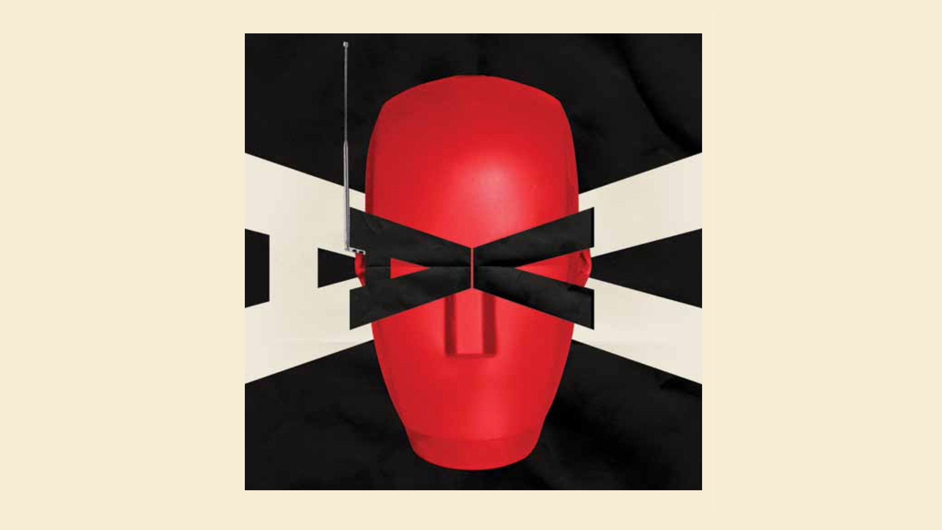 The invitation, the mark across the eyes of a red head