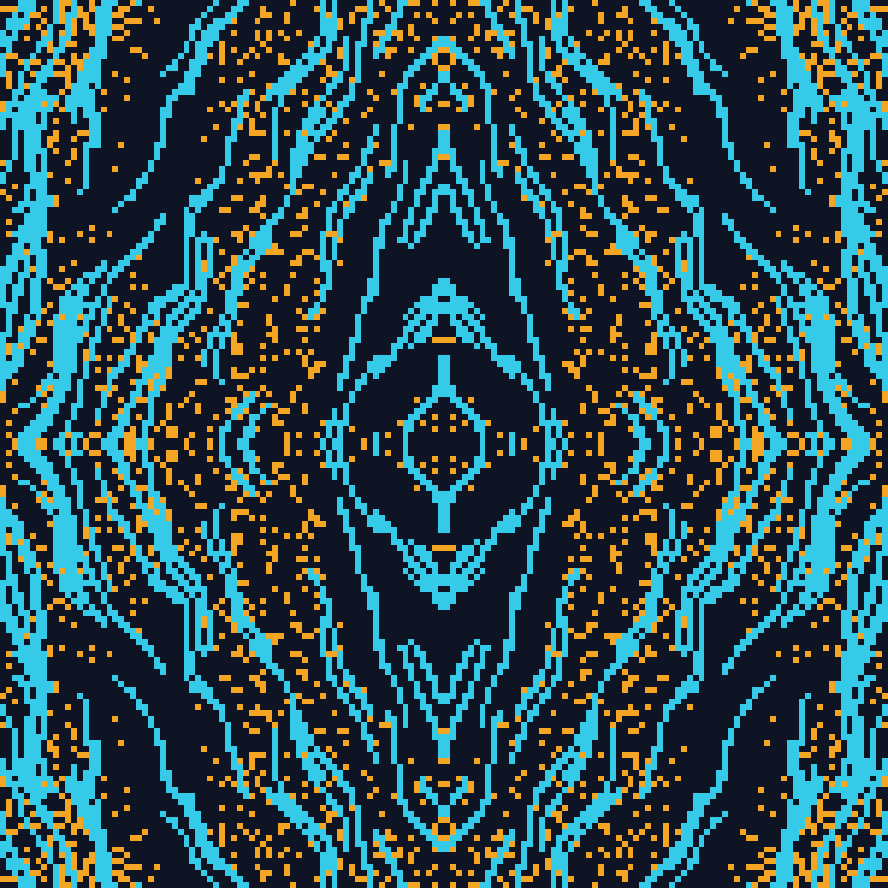 All eight symmetry modes on one seed